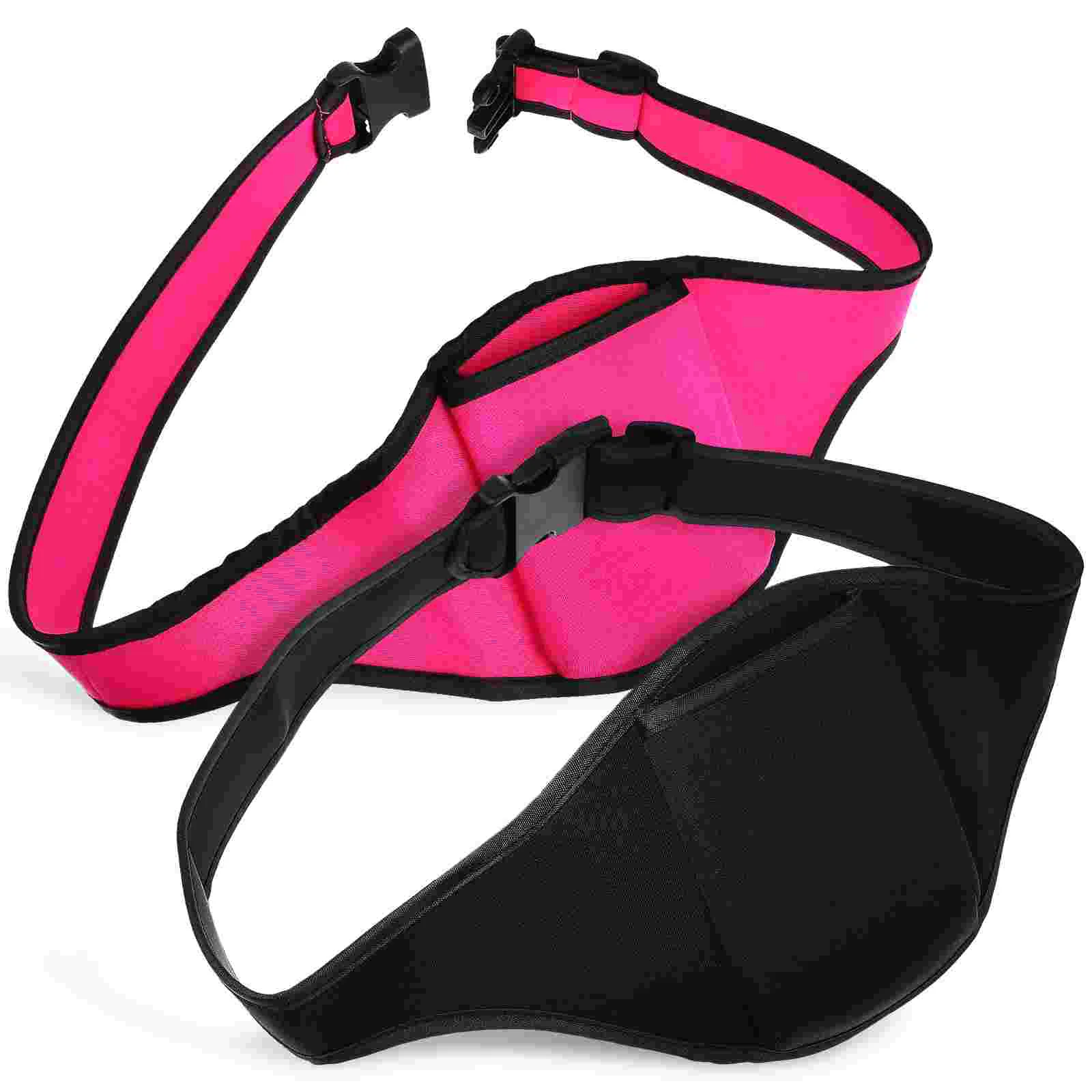 

2 Pcs Fanny Pack Running Waist Belt Microphone Transmitter Fitness Carrier Launcher Portable Holder Neoprene Speaker