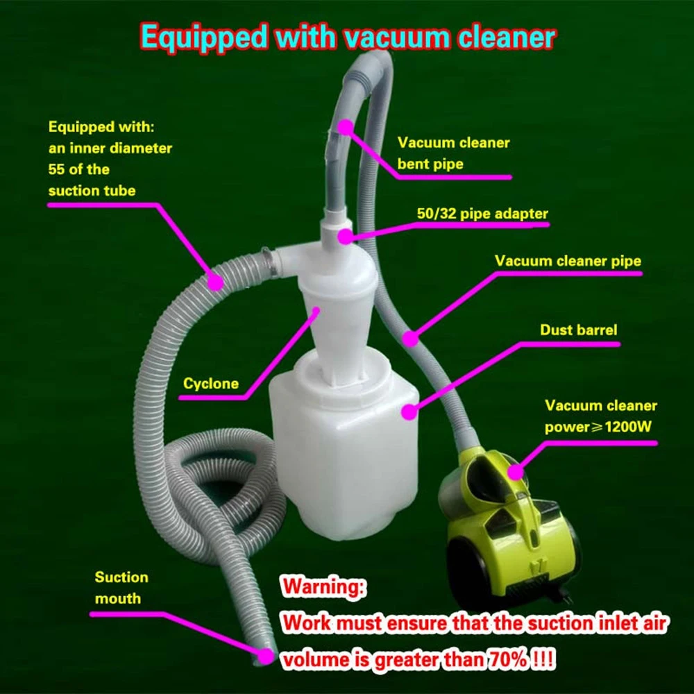 "Cyclone Dust Collector Separator Filter Portable Woodworking Tools