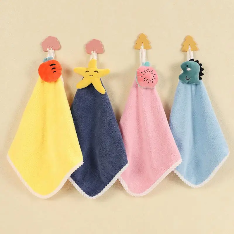 

2/4/5PCS Super Absorbent Kitchen Tools Gadgets Cleaning Towel High-efficiency Soft Hand Towel Cartoon Absorbent Cloth Baby Towel