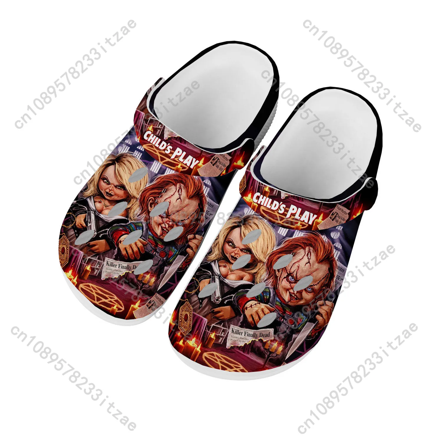 Детские домашние сабо из фильма ужасов Чаки обувь для воды на заказ мужская и