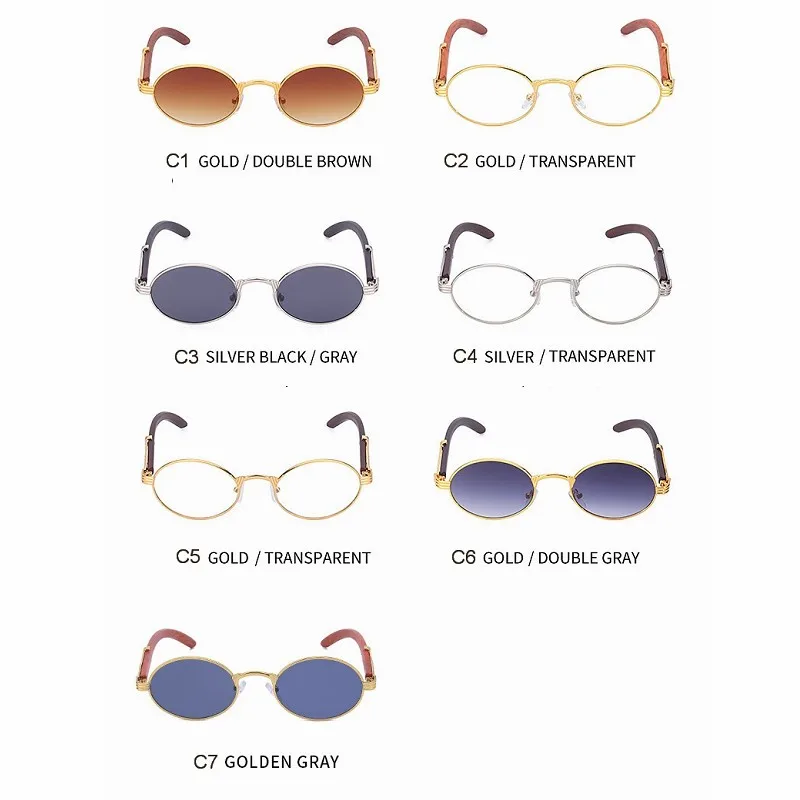 Солнцезащитные очки с деревянными дужками UV400 для мужчин и женщин