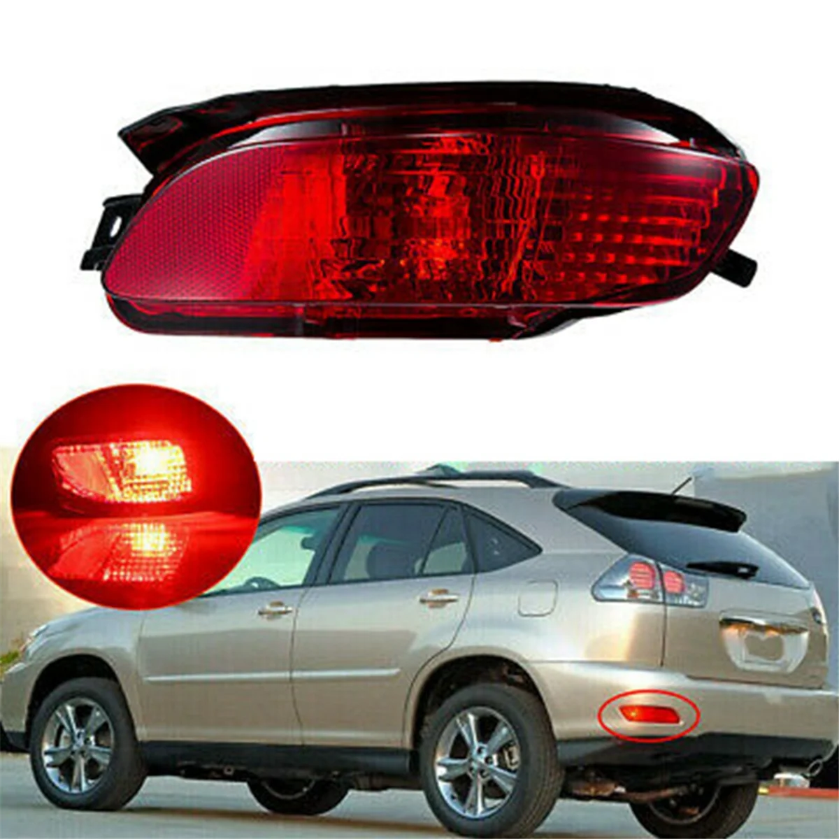 Задний бампер задний тормозной отражатель указатель поворота противотуманная