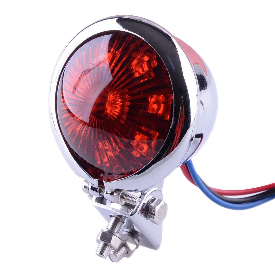 

Round Rear Tail Light Brake Stop Running LED Lamp for Motorcycle ATVs Dirt Bike Custom Chopper Cruiser Buggy Universal 12V 5W