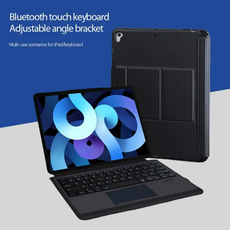 

Клавиатура с сенсорной панелью, клавиатура с регулируемым углом, bluetooth-совместимая портативная клавиатура 3 в 1, Отдельная сенсорная клавиатура