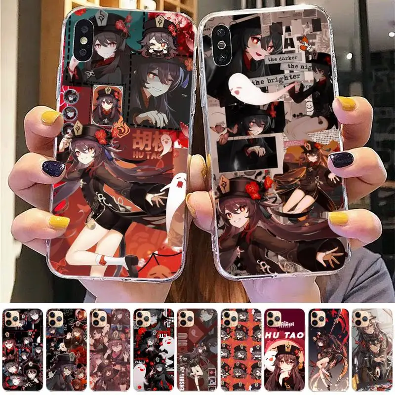 

Hu Tao Genshin Impact Phone Case for iPhone 11 12 13 mini pro XS MAX 8 7 6 6S Plus X 5S SE 2020 XR case