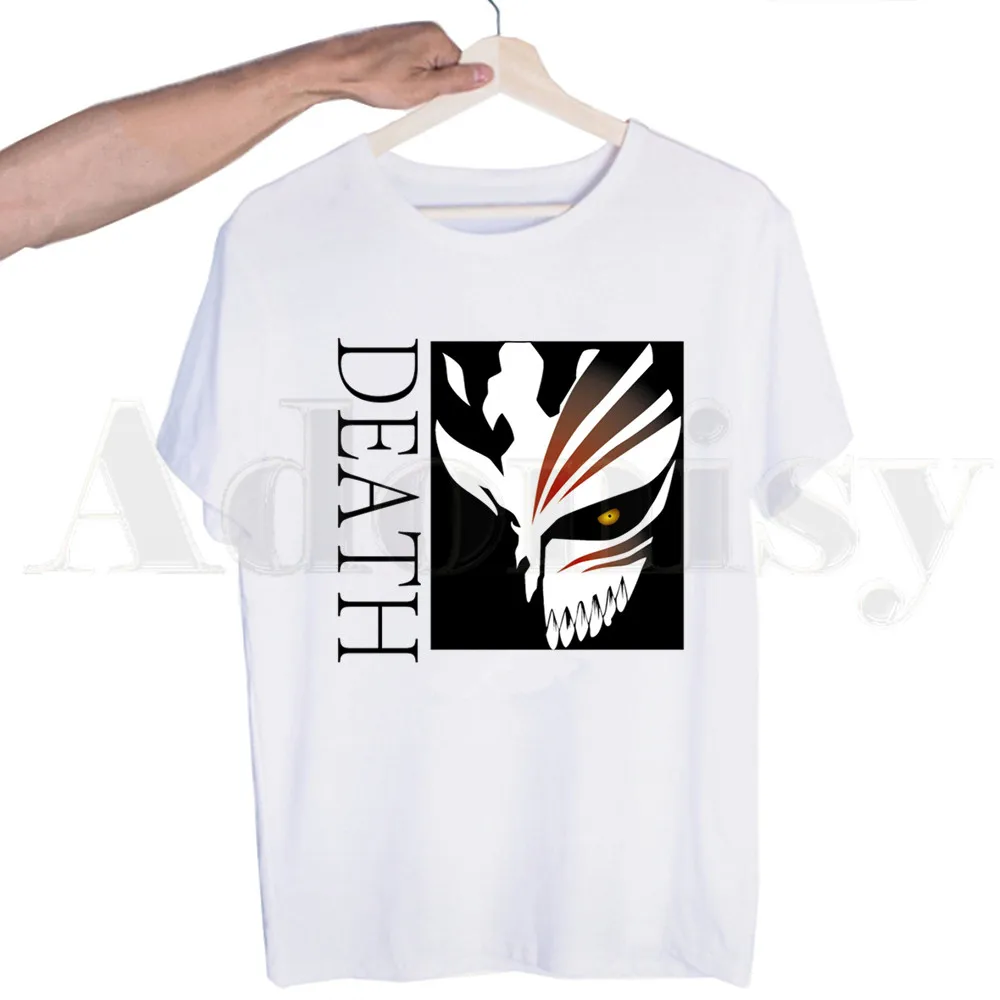 

Bleach Anime Kurosaki ichigo Zaraki Kenpachi Tshirts Men Fashion Summer T-shirts Tshirt Top Tees Streetwear Harajuku Funny