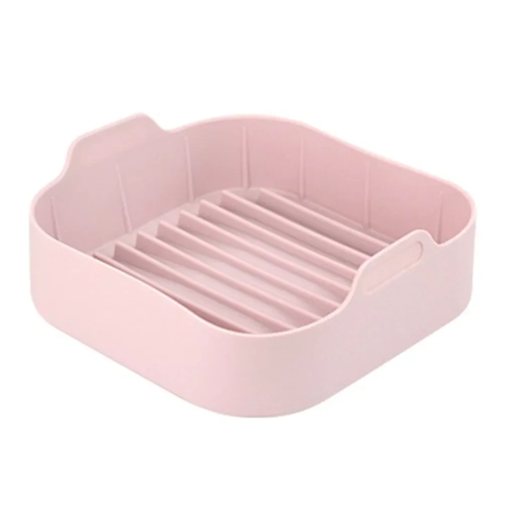 

Fryer Silicone Basket Airfryer Silicone Pot Air Fryer Pot Baking Basket With Handle Microwave Bowl Air Fryer Accessories