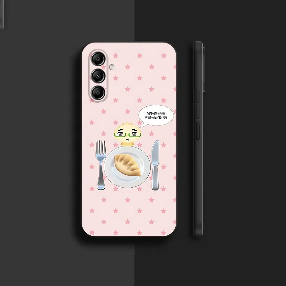 Фото Симпатичный чехол для телефона Samsung A-Angyeongmandu K Dumpling, нескользящий и ударопрочный, для моделей A22, A21, A20 Ultra, A70, A71, A73, A72 №2