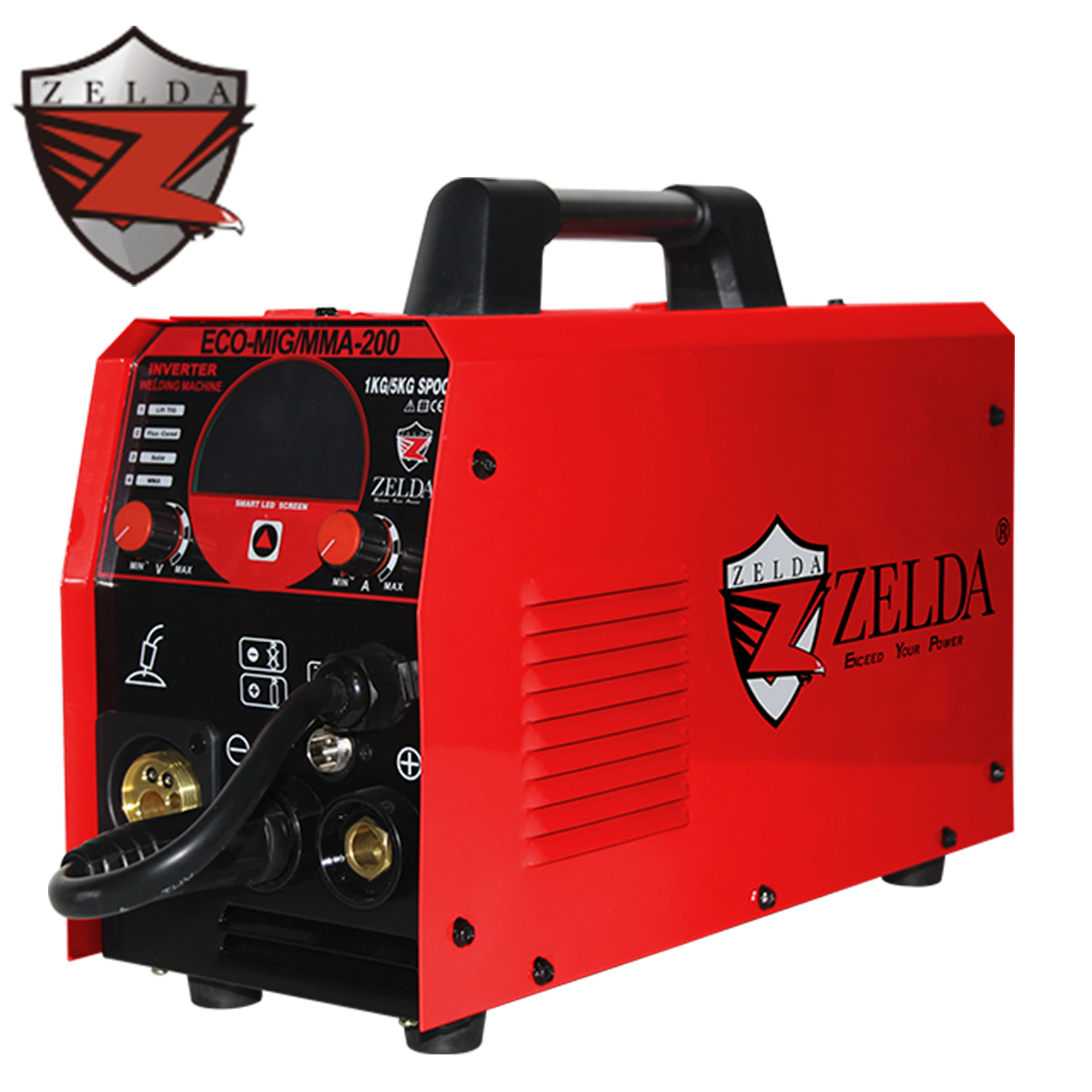 MIG 200A ГАЗОВАЯ СВАРОЧНАЯ МАШИНА CO2 4 В 1 MAG MMA LIFT TIG WELDER