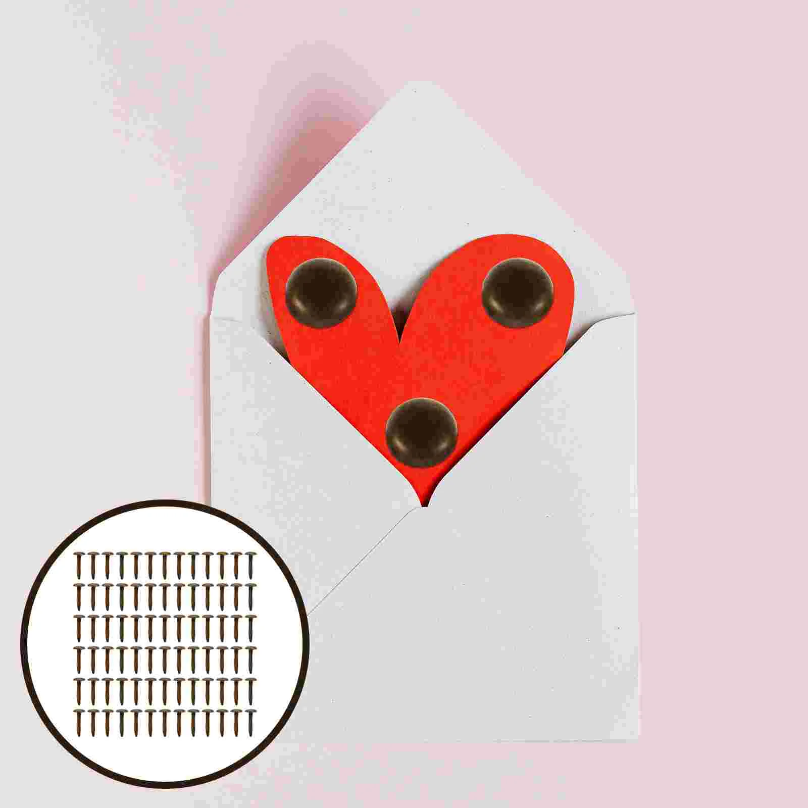 

Paper Brads Fasteners Metal Mini Scrapbooking Fastenerbrad Clip Pin Crafts Craft Nails Rivets Decorative Pastel Clasps Tacks