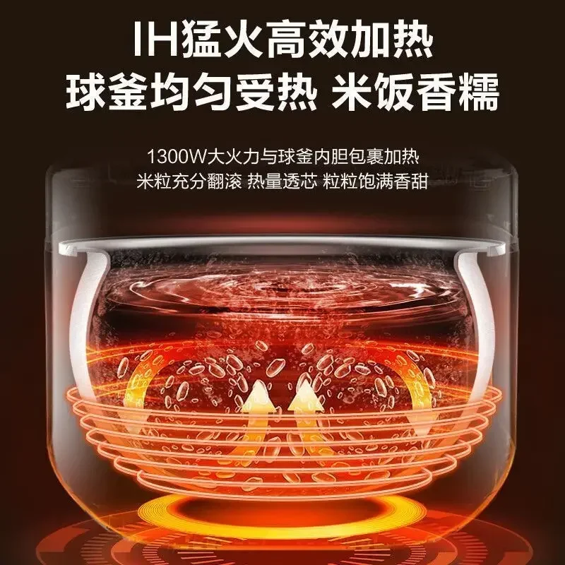 Бытовая рисоварка. Чайник с шариковым покрытием (0. Большая емкость. Нержавеющая