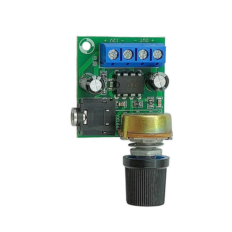 Фото Плата монофонического мини-усилителя мощности DC12V 12W LM386 YX1667, аудиомодуль усилителя мощности с регулировкой громкости №5