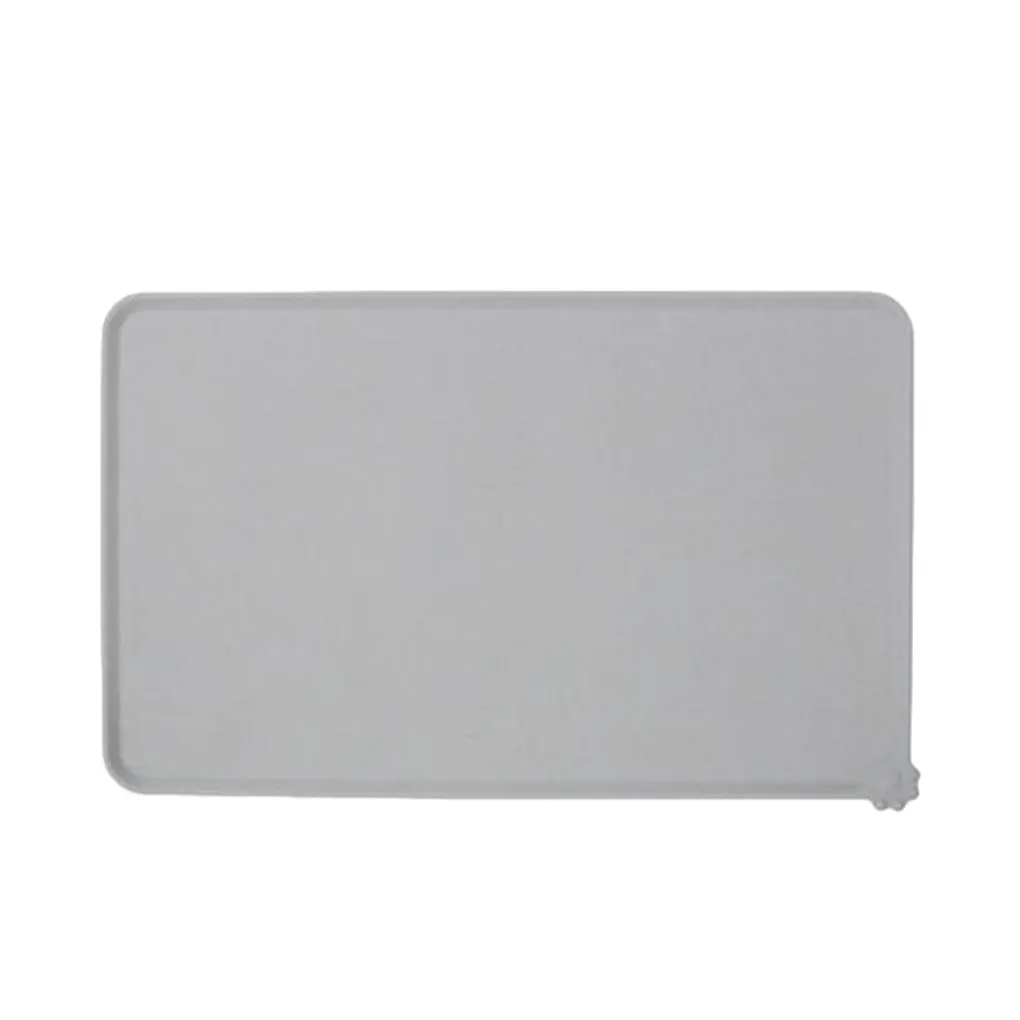 Силиконовый коврик для миски собак и кошек еды водонепроницаемая подушка питья