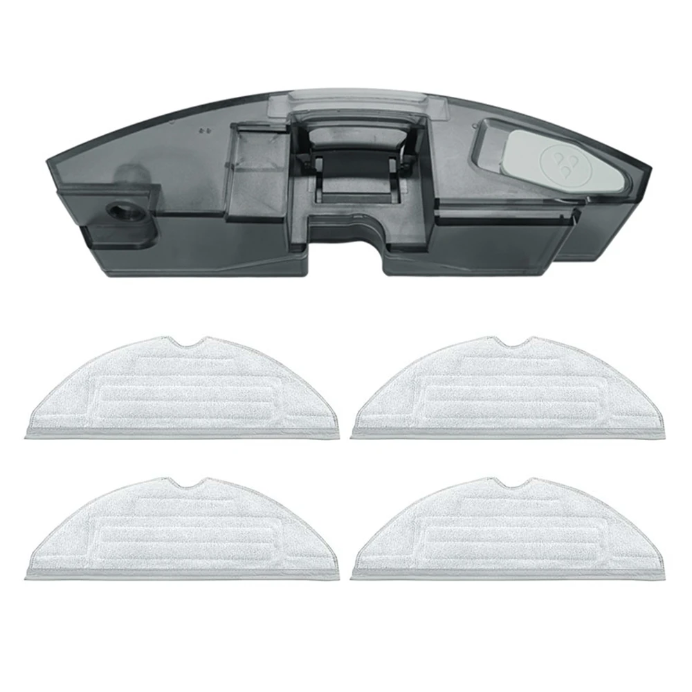 

1pc Replacement Water Tank with 4pcs Micro Fiber Mop Cloth for Roborock G10/ G10S/ G10S Pro Robot Vacuum Accessories