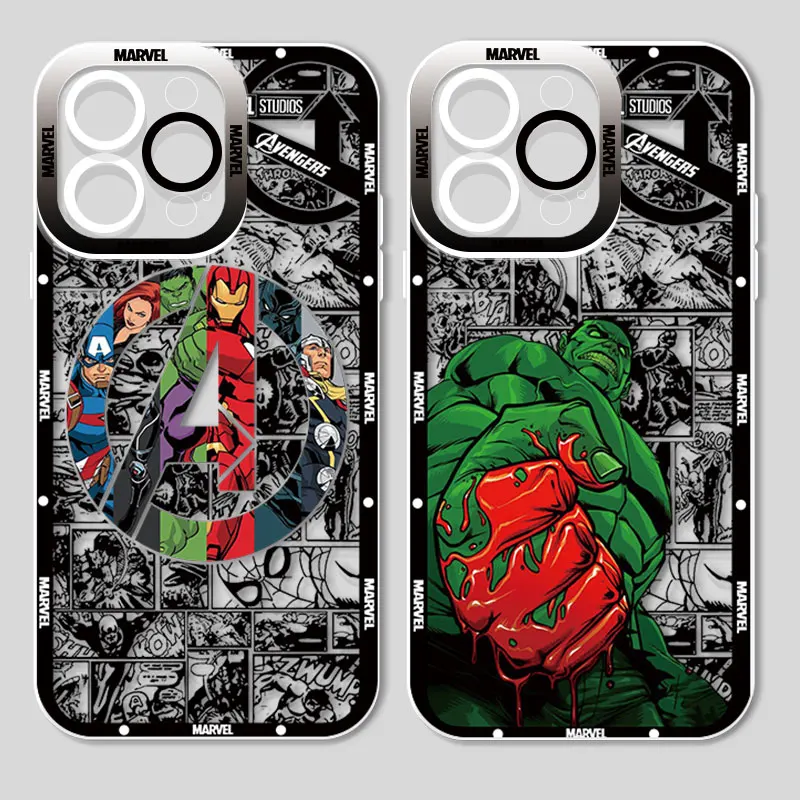 

Marvel Superhero Deadpool For iPhone 14 13 12 mini 11 Pro Max 8 7 Plus XR XS X Angel Eyes Phone Case