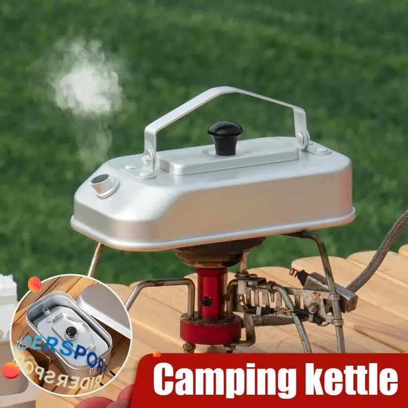 

300ML Outdoor single mini kettle Aluminum Alloy Water Bottle Portable Boiling Water Tea Making, Heated Coffee Camping Pot
