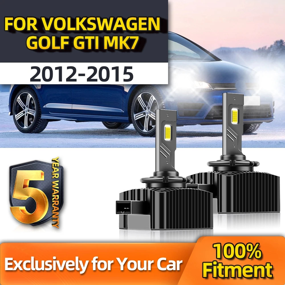 

TEENRAM Car Accessory Turbo D3S LED 35000LM 90W Plug and Play Brightness Bulb For Volkswagen Golf GTI Mk7 2012 2013 2014 2015