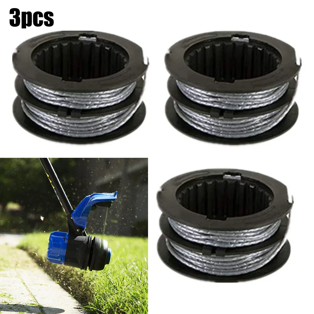 

3pcs Line Spool 16-Ft 0.08-In Spooled Trimmer Line For Kobalt 40-Volt KST 130X-06 KST 130X Garden Trimmer Accessories