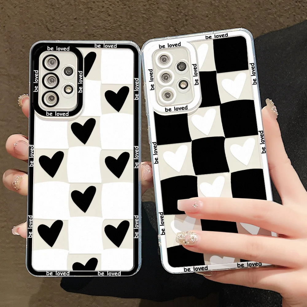 Clear TPU Phone Case For Samsung S24 Ultra A55 A54 5G Funda S23 S22 S21 A52S A53 A33 A35 A34 A71 A73 A05S A03S A72 Bumper Cover