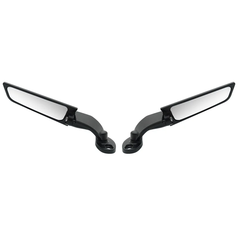 

Modified Motorcycle 2PCS Rearview Mirrors Wind Wing Adjustable Rotating Side Mirrors For KAWASAKI ZX6R ZX636 ZX7R ZX9R ZX10R