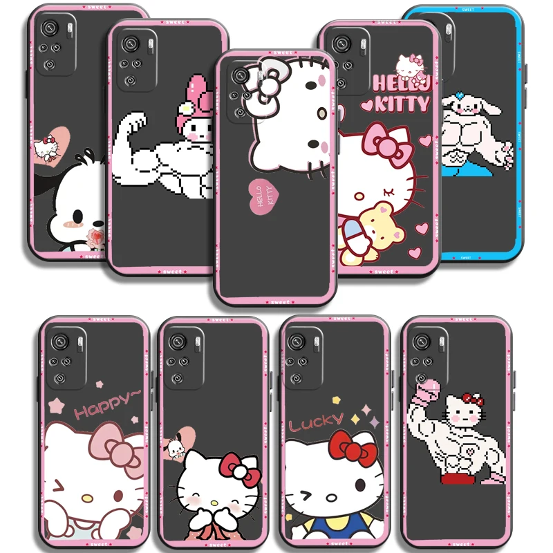 

Hello Kitty NEW Phone Cases For Xiaomi Redmi Note 8 Pro 8T 8 2021 8 7 7 Pro 8 8A 8 Pro Funda Soft TPU Carcasa Coque Back Cover