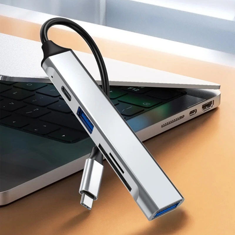 Пять в один USB сверхбыстрый док расширения к C - типу USB3.0 2.0 для считывания карт