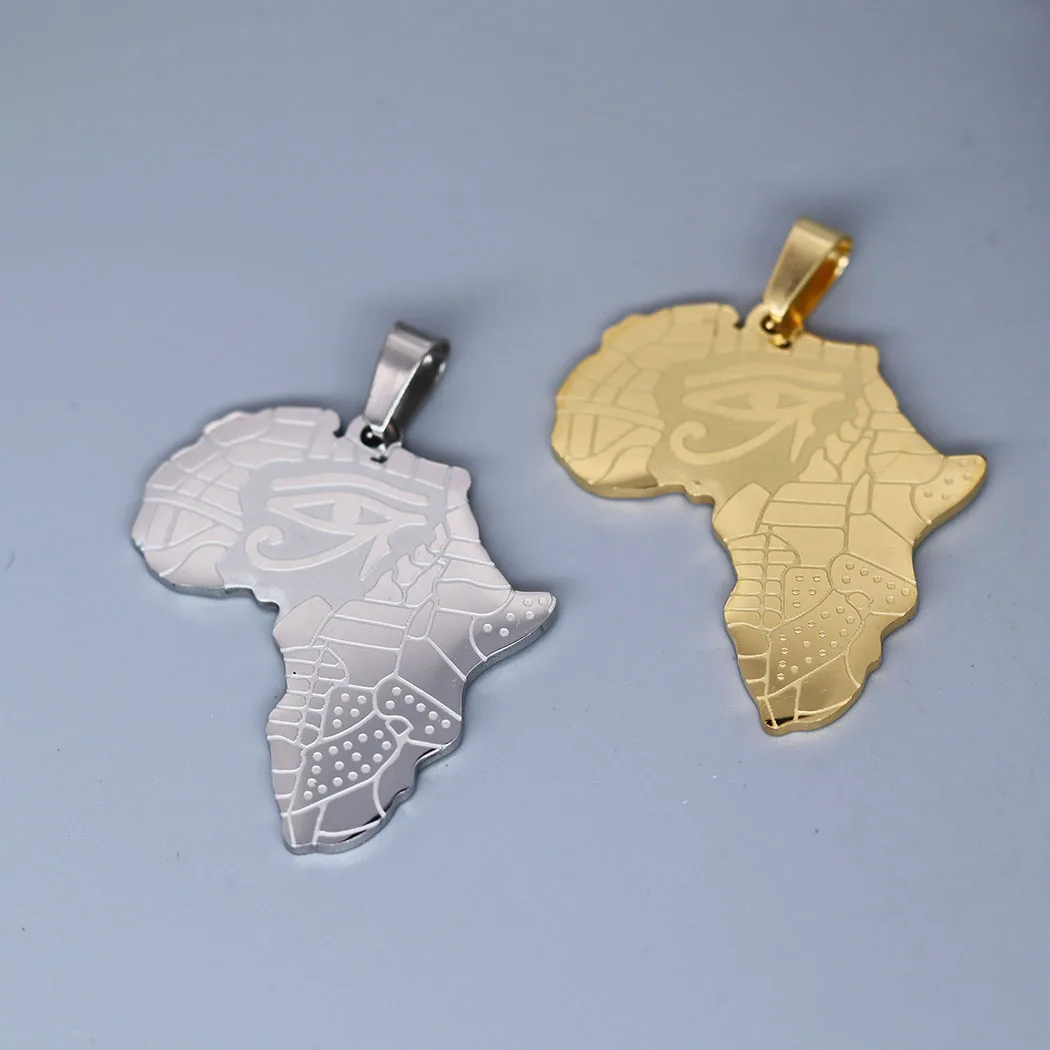 Подвеска из нержавеющей стали Египетский глаз 2 шт