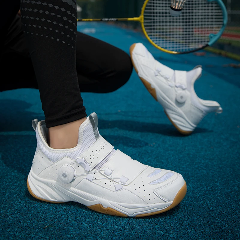 Professional Badminton Shoes Men's and Women's Comfortable Tennis Training Sneakers Men's Volleyball Sneakers Size 36-46