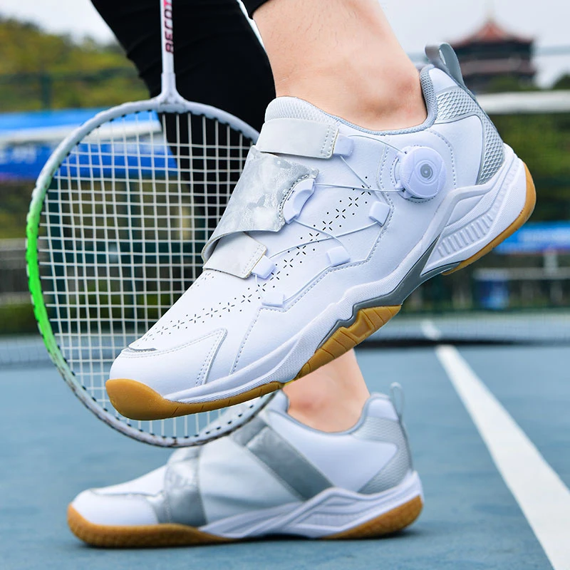 New badminton shoes men's and women's outdoor professional volleyball sports shoes, elastic light table tennis training shoes