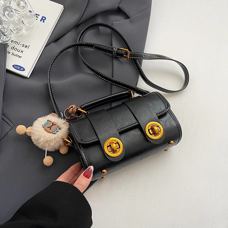 Осенне-зимняя женская классическая сумка почтальона в стиле ретро модная