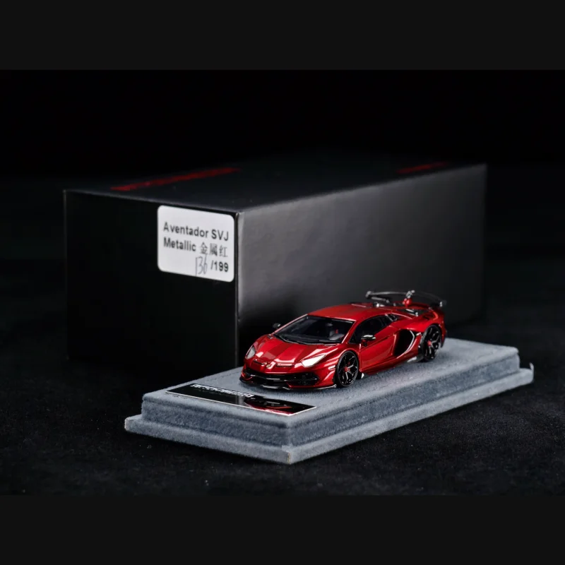 Фото GRADE PRO 1:64 Novitec Aventador SVJ LP770 миниатюрная модель автомобиля из смолы из сплава, коллекционный дисплей, в наличии №3