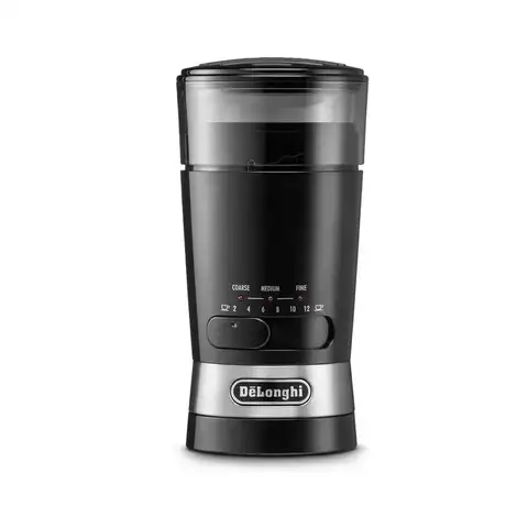 Кофемолка DeLonghi KG 210, 170 Вт, пластик, черный