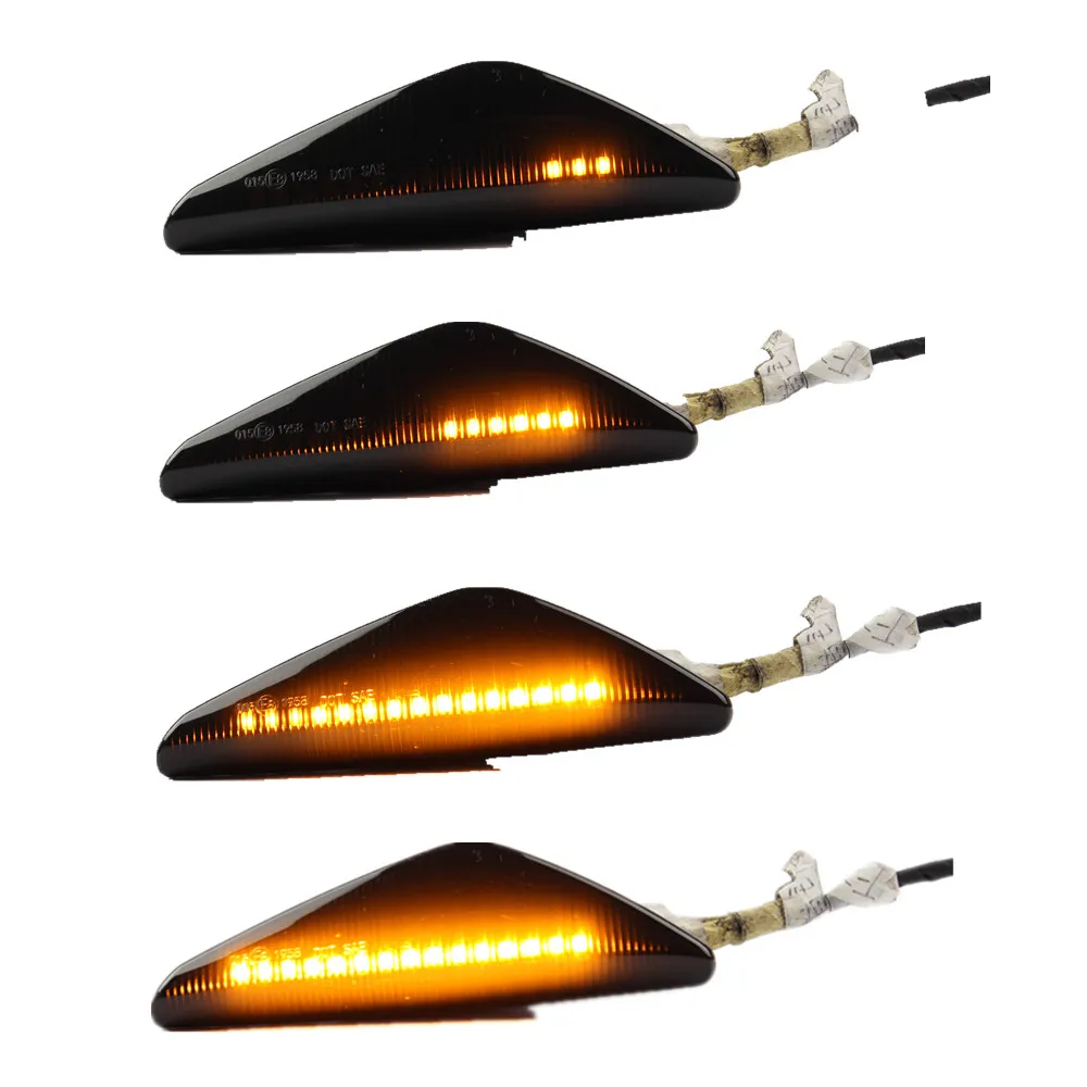 

Dynamic Flowing LED Side Marker Turn Signal Light For BMW X5 E70 X6 E71 X3 F25 Sequential Lamp Blinker