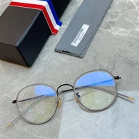 thom 828 designer eyeglasses vintage alloy round frame exquisite fashion frame for male and female