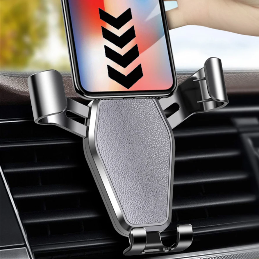 

Universal Gravity Auto Phone Holder Car Air Vent Clip Mount Mobile Phone Holder Cell Phone Stand Support For iPhone For Samsung