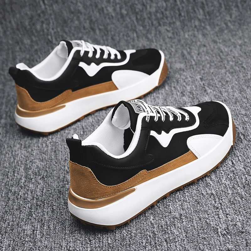 

Мужские кроссовки, сетчатая дышащая универсальная обувь для бега, удобная резиновая мягкая подошва, Вулканизированная подошва, прогулочна...