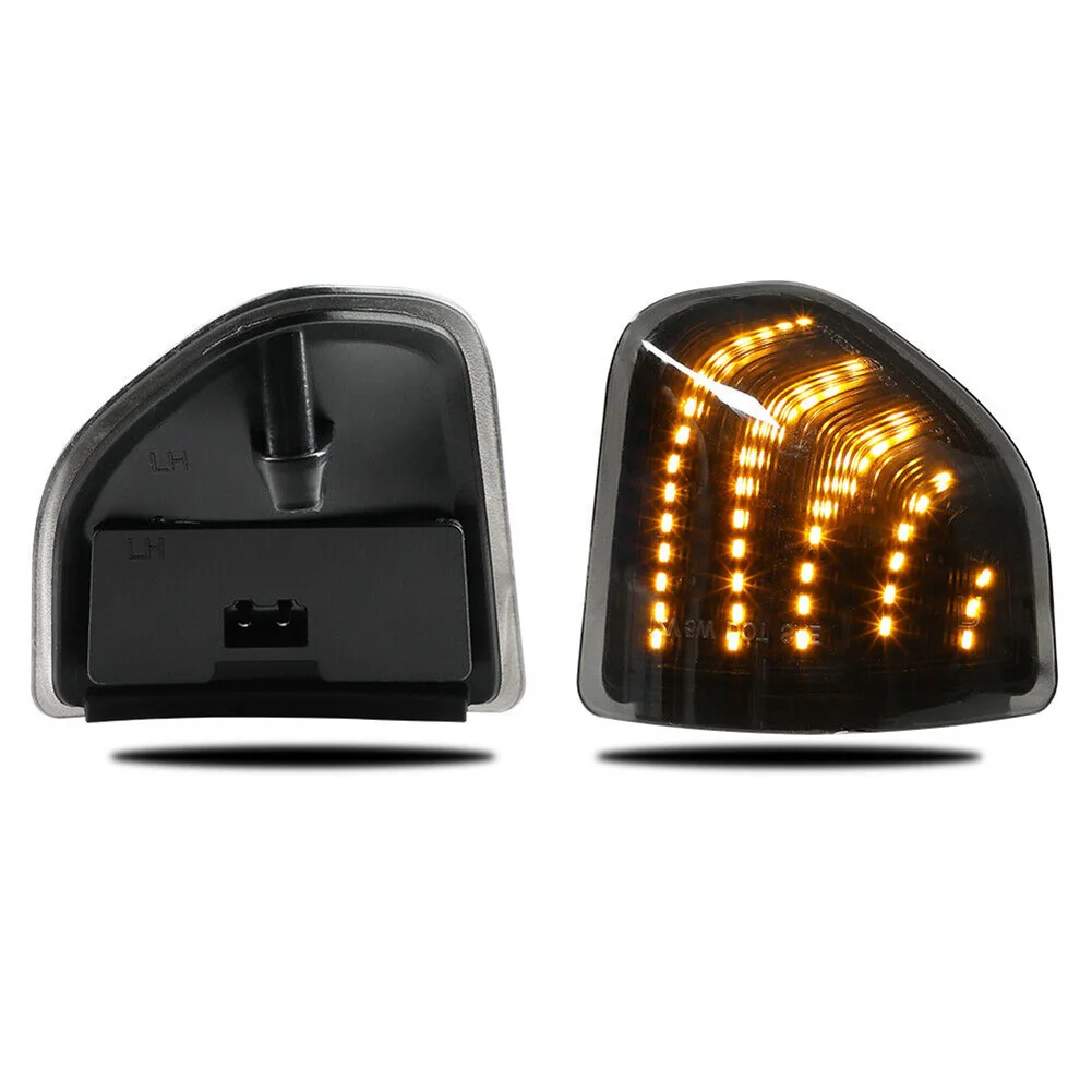 

Новый высококачественный зеркальный сигнальный фонарь, передняя светодиодный ная лампа, левая и правая, янтарно-желтая, 12 В постоянного ток...