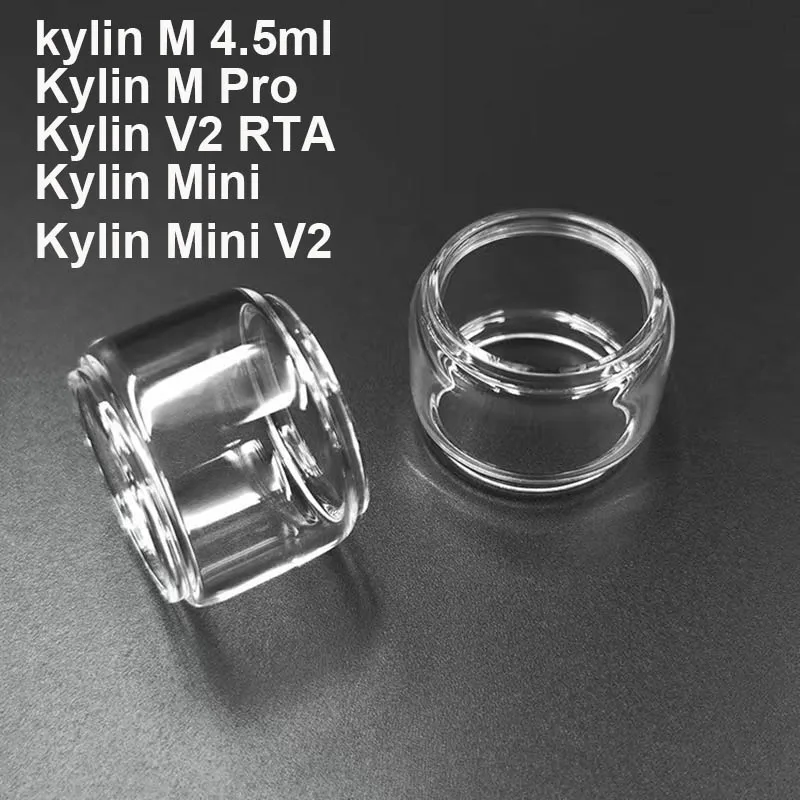 

Bubble Glass Tank for Kylin M Pro Kylin V2 RTA Kylin Mini 5ml Kylin Mini V2 5ml Glass Tank Replacement Mini Pyrex Tubes 5PCS
