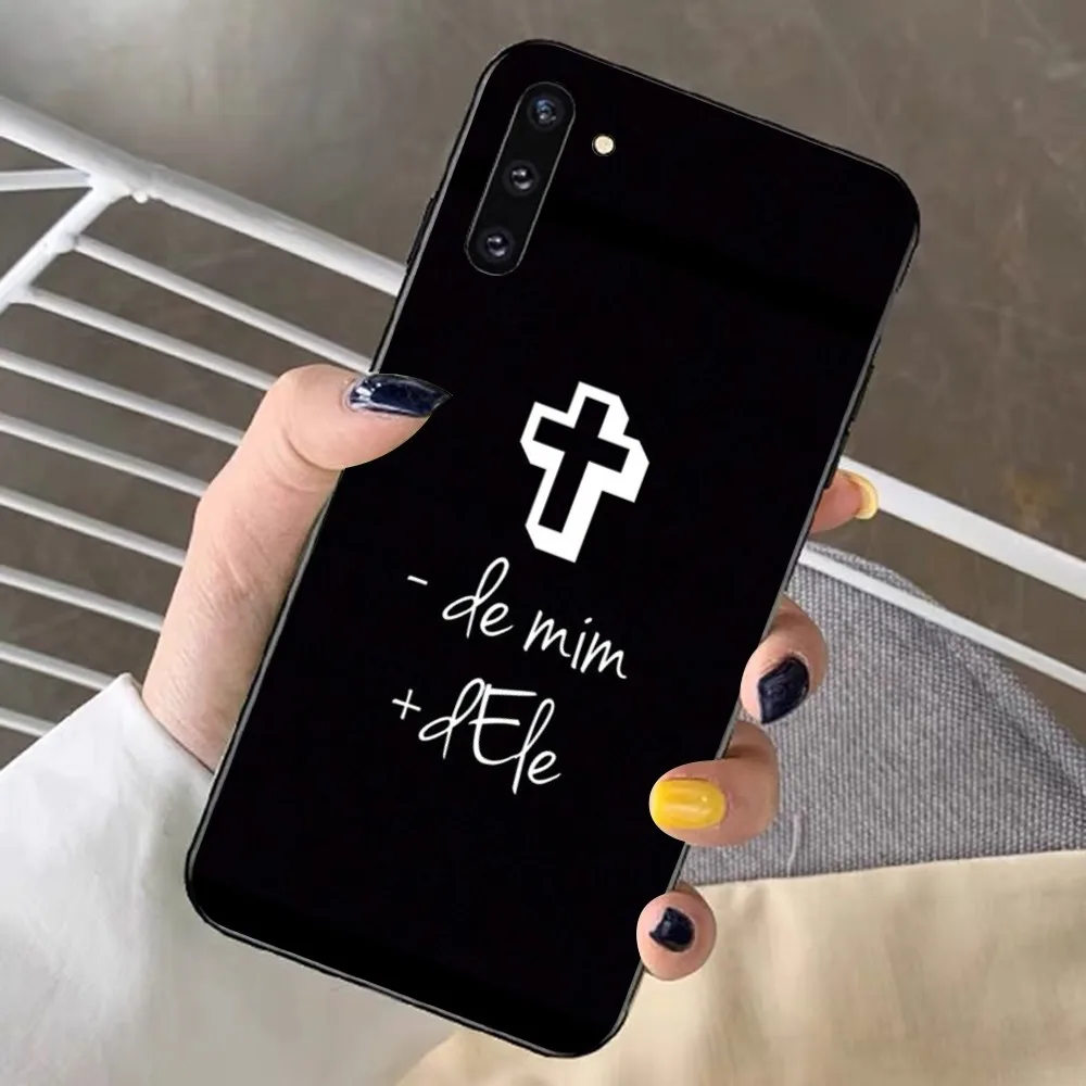 Чехол для телефона Версть христианской Библии Иисуса Samsung Note 8 9 10 20 pro plus lite M 11 30 21 31