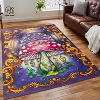 plstar cosmos mushroom psychedelic area rug 3d printed room rug mat floor anti slip large rug carpet home decoration
