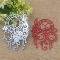 clock flower lace metal cutting dies mold round hole label tag scrapbook paper craft knife mould blade punch stencils dies