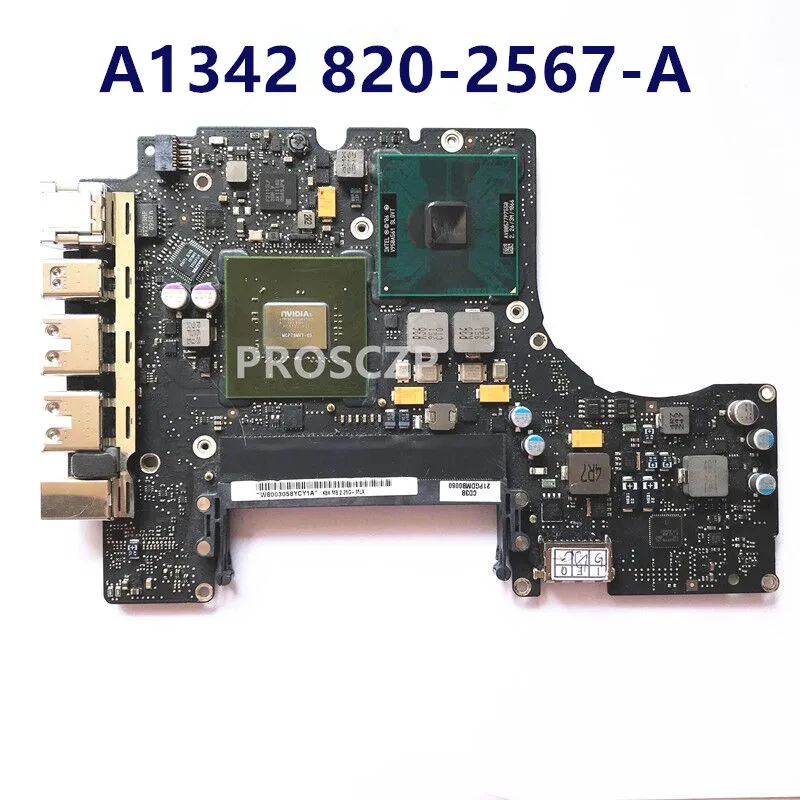 Mainboard For MacBook pPro 13-A1342 13 A1342 820-2567-A 2009 Years MCP79MXT-B3 DDR3 P7550 2.26ghz Laptop Motherboard 100% Tested
