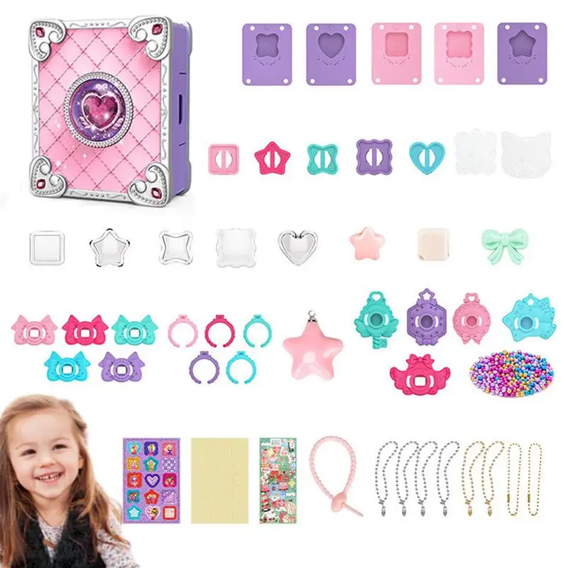

Набор для самостоятельного изготовления 3d-наклеек, детские ювелирные наборы ручной работы, милый Набор для изготовления брелоков, 3D обмен, подарок для детей на день рождения