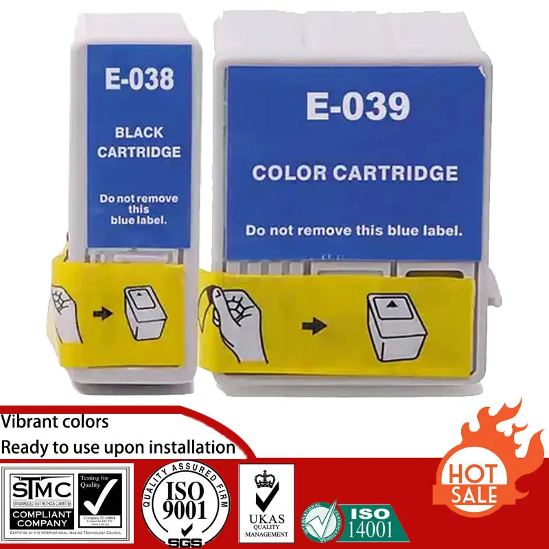 Фото Совместимый картридж для Epson T038 T039 038 039 T-038 T-039, костюм для Epson Stylus C41/C41UX/C43UX/SX/C45/CX1500/CX1500V №3