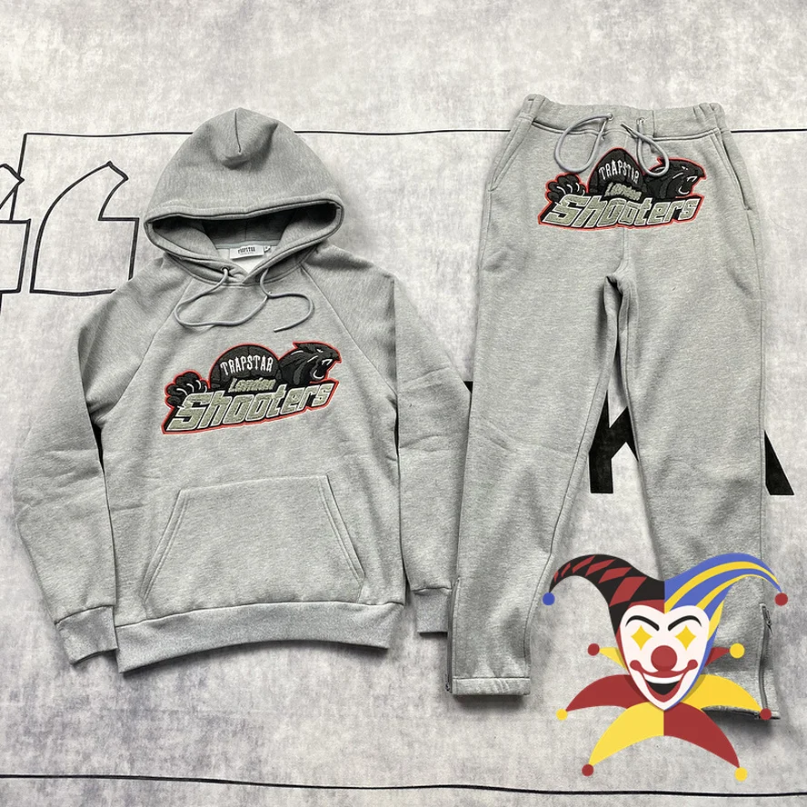 

2022fw Couple Set Hoodie Sweatshirts Men Women 1:1 Top Version Dress Gray Black