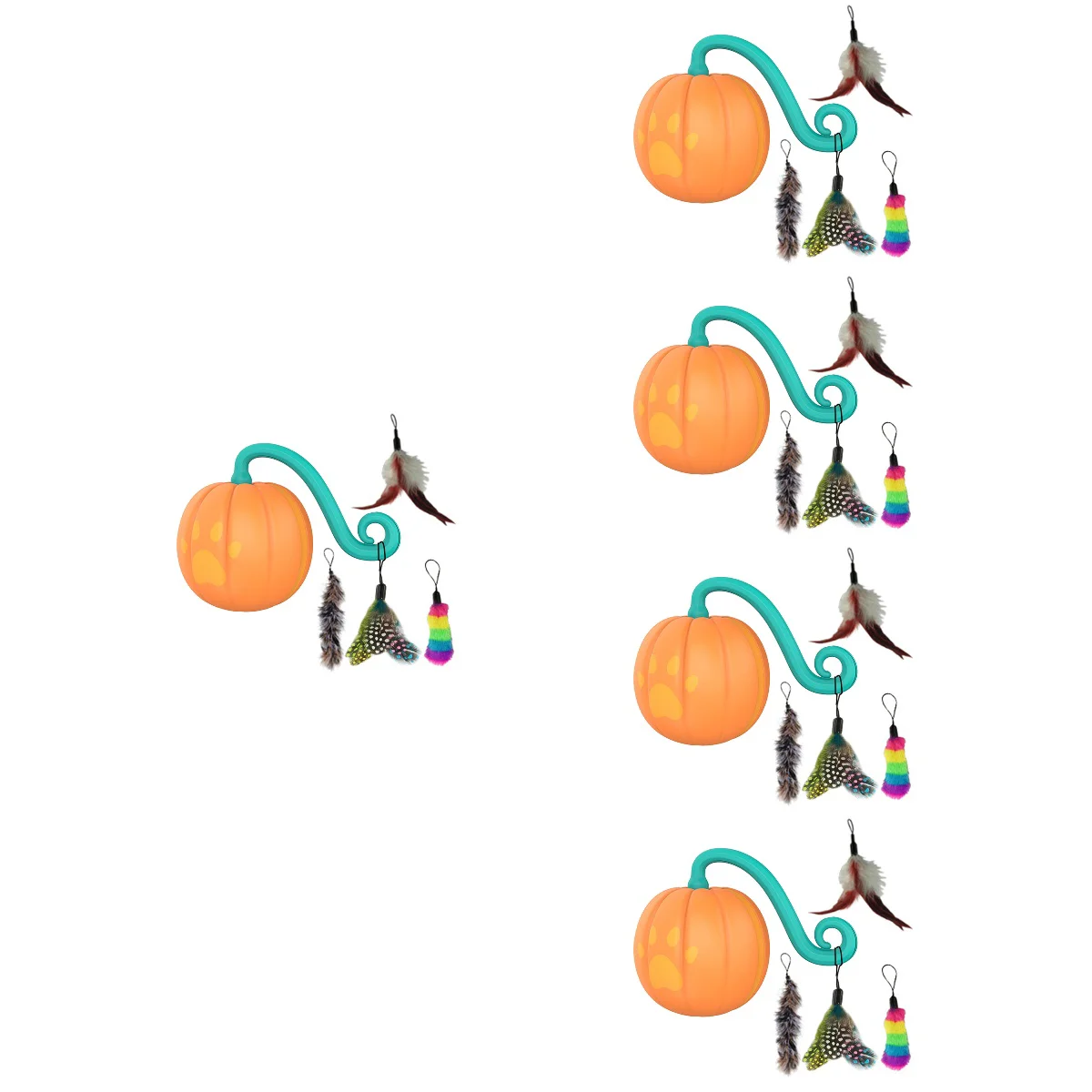 

5 Sets of Wear-resistant Electric Cat Portable Cat Plaything Household Kitten Plaything