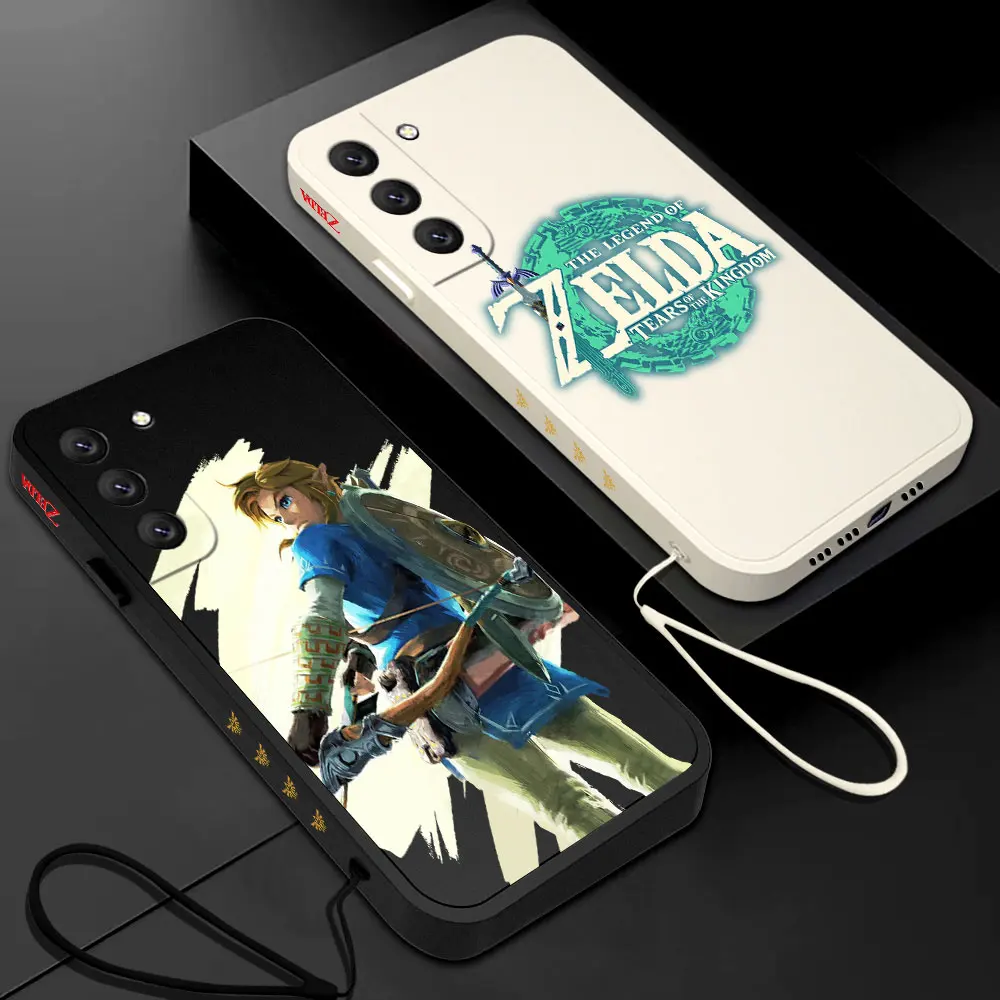 

Чехол с ремешком для Samsung Galaxy S23 S22 S21 S20 Ultra FE S10 4G S9 S10E Note 20 10 9 Plus