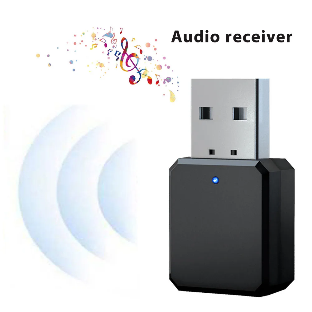 

Новый аудиоприемник Bluetooth-совместимый с двумя выходами AUX USB стерео громкой связи для звонков Аудио компоненты приемники