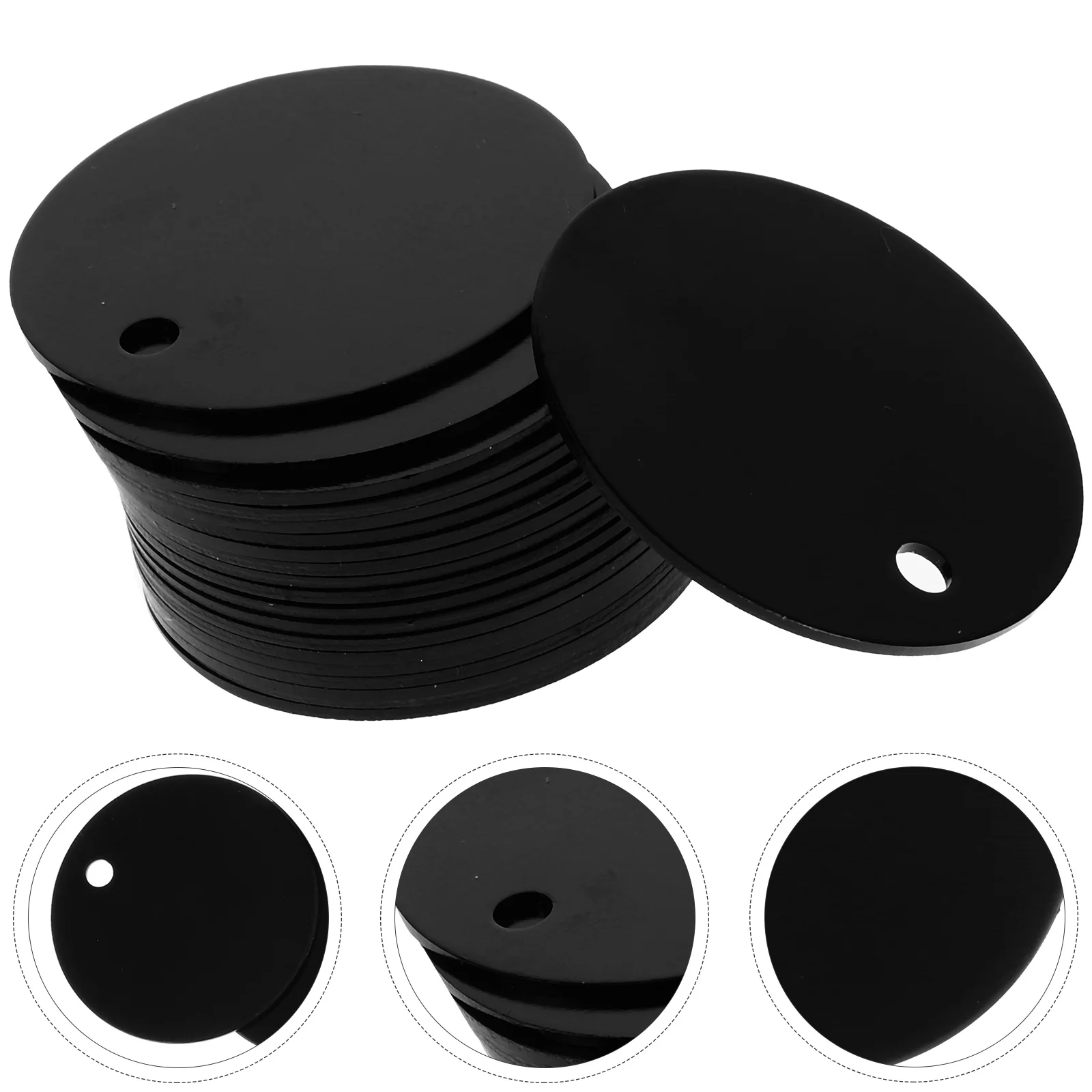 25 шт. бирка для домашних животных из алюминиевого сплава круглая пустая тяговая