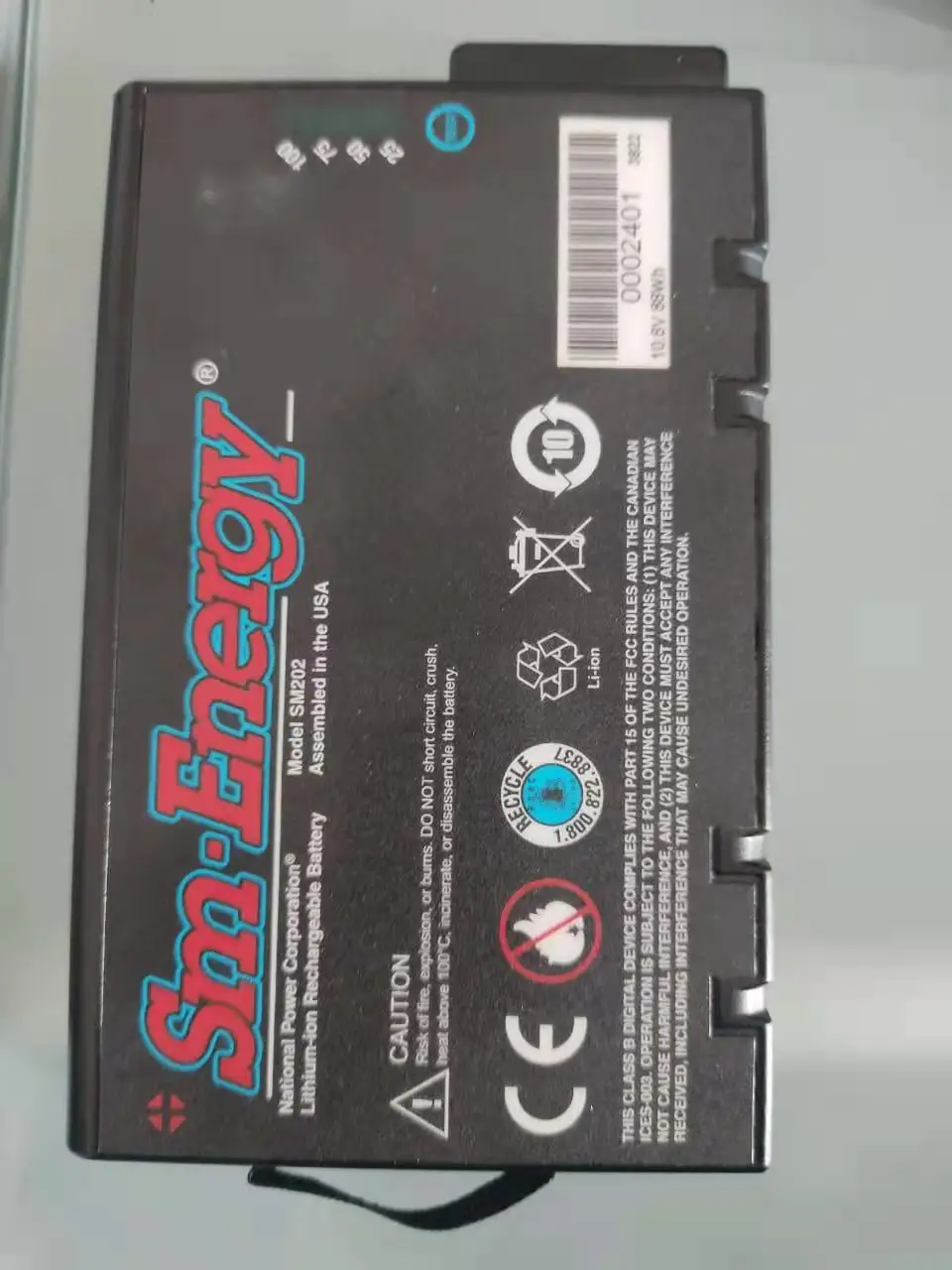 Anritsu mt1000a MTS-1000 Lithium-ion battery SM202 Li-ion battery SM-Energy Replaceable battery 11.1v 7.2Ah made in China